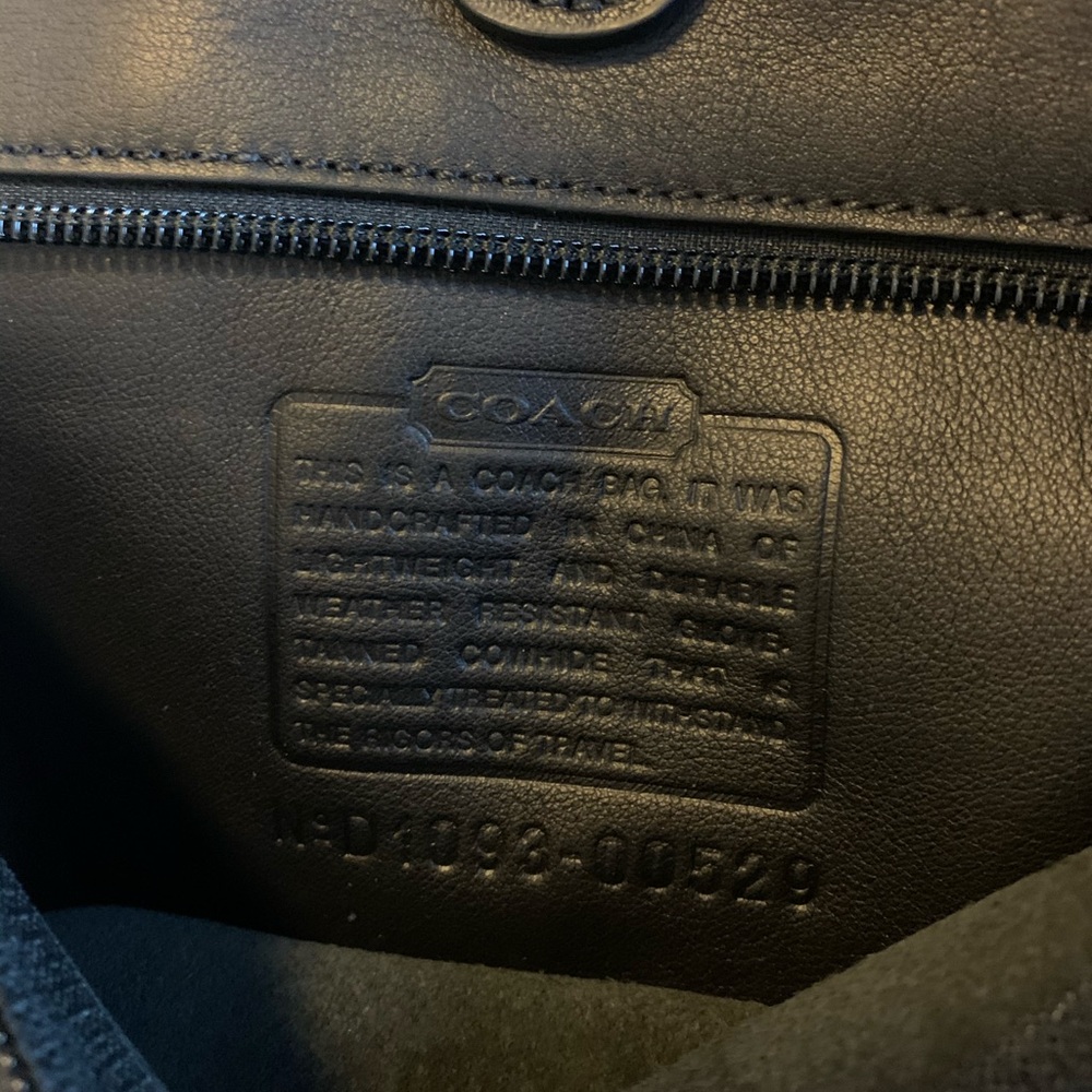 Authentic Leather Coach Backpack - Picture 3 of 14